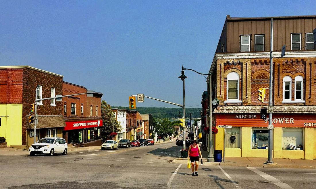 Main Street in Penetanguishene, Ontario